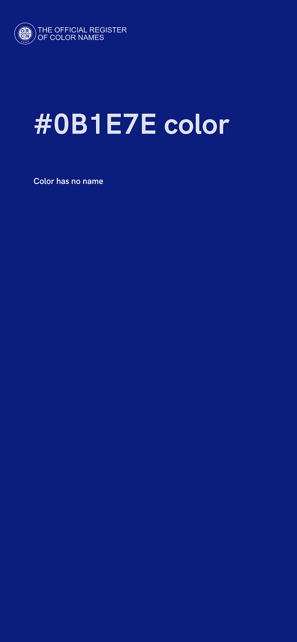 #0B1E7E color image