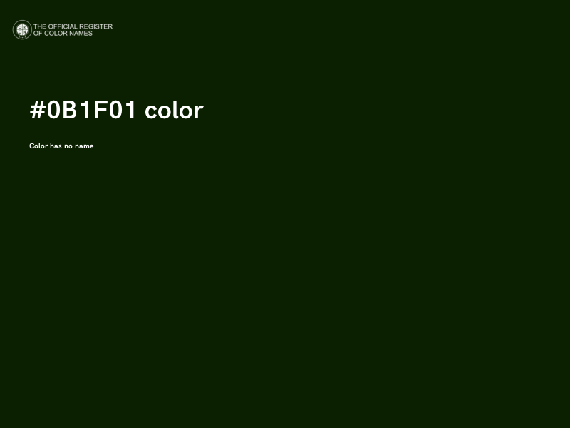 #0B1F01 color image