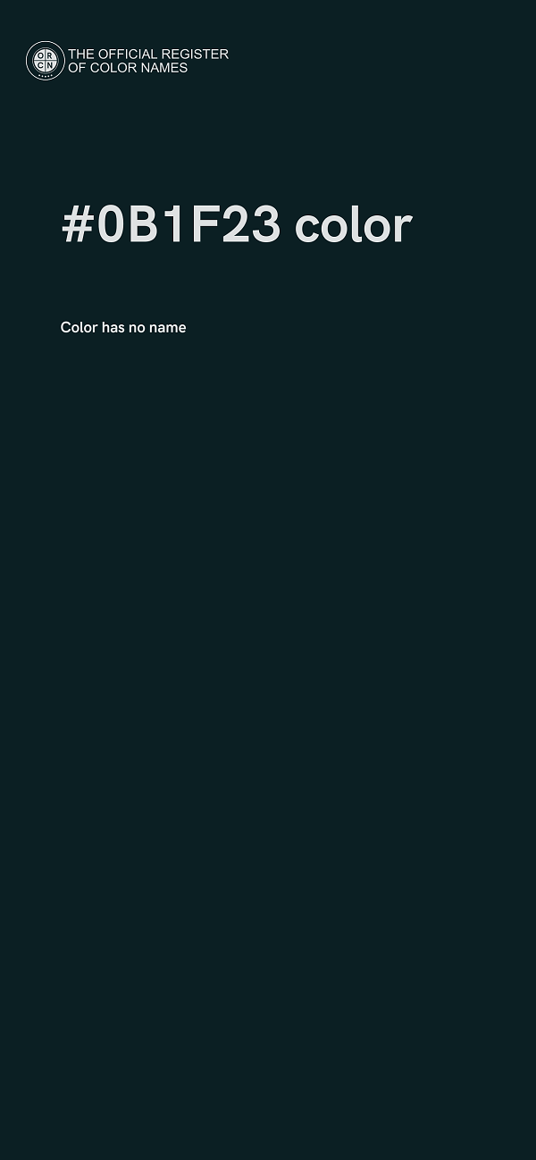 #0B1F23 color image