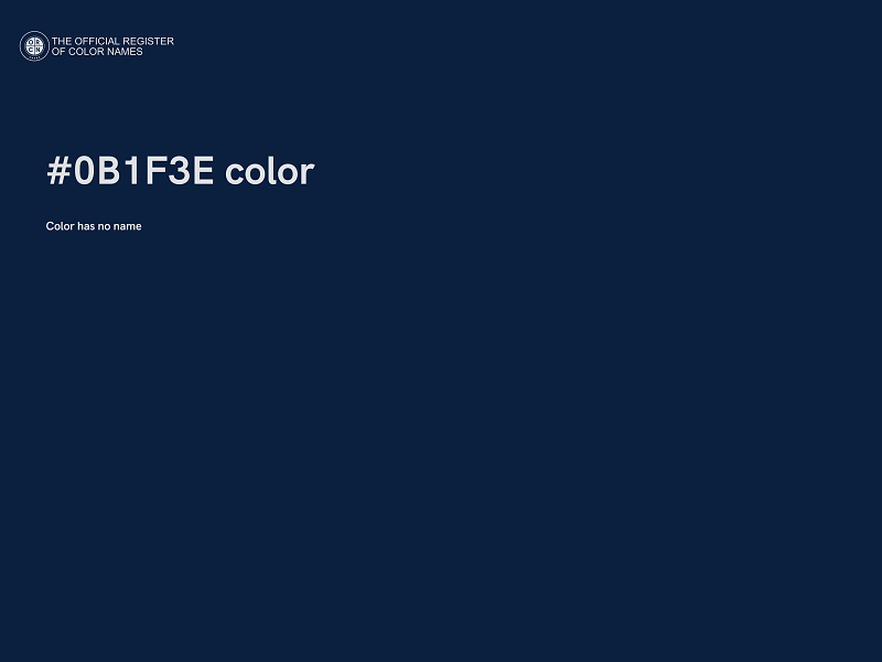 #0B1F3E color image