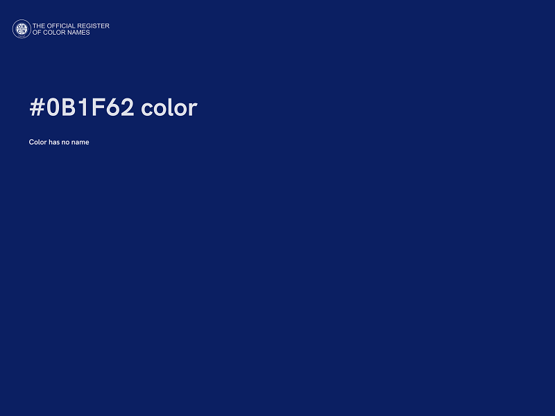 #0B1F62 color image