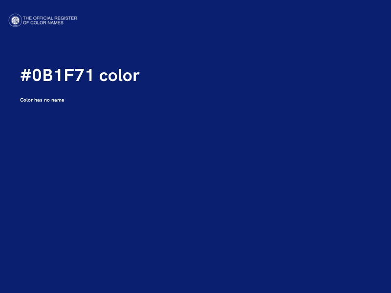 #0B1F71 color image