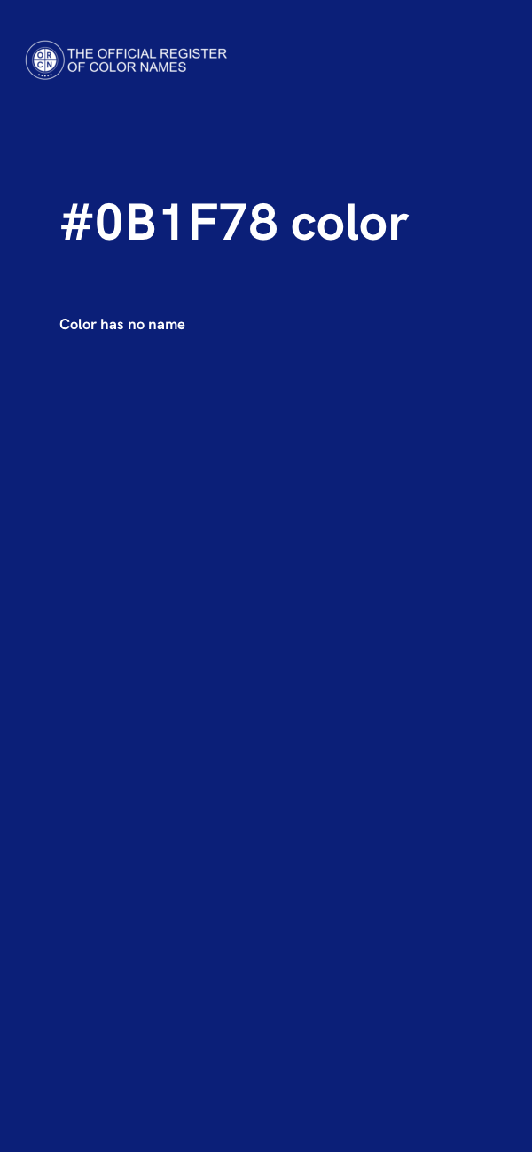 #0B1F78 color image