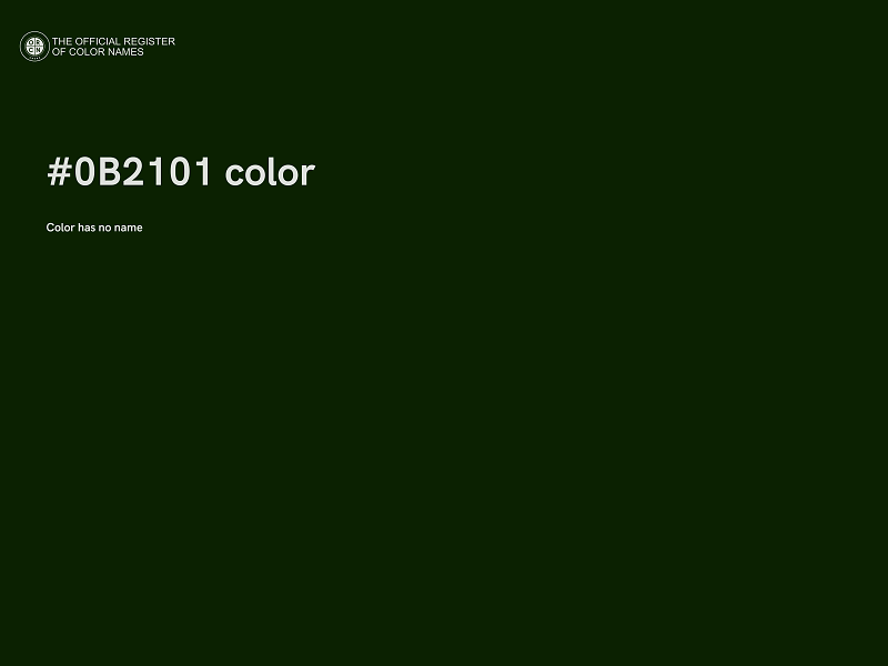 #0B2101 color image