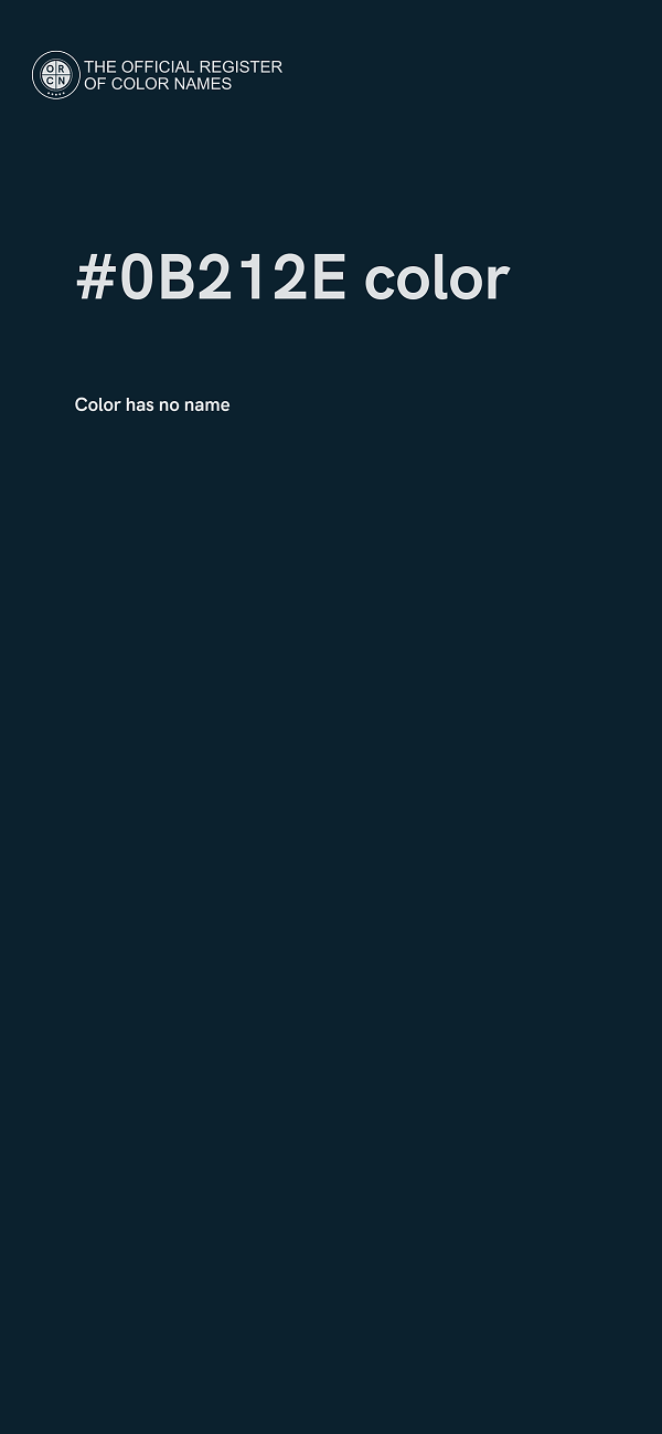 #0B212E color image