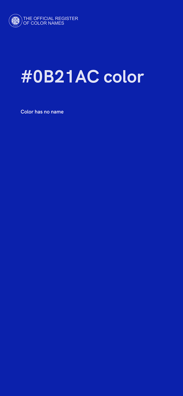 #0B21AC color image