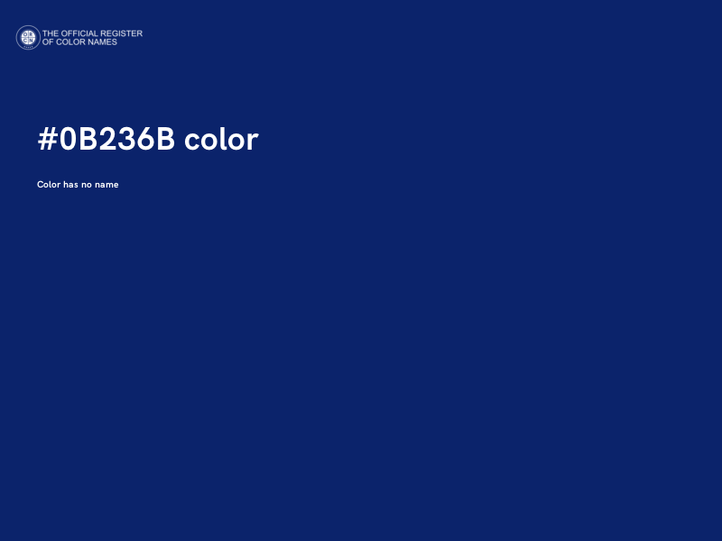#0B236B color image
