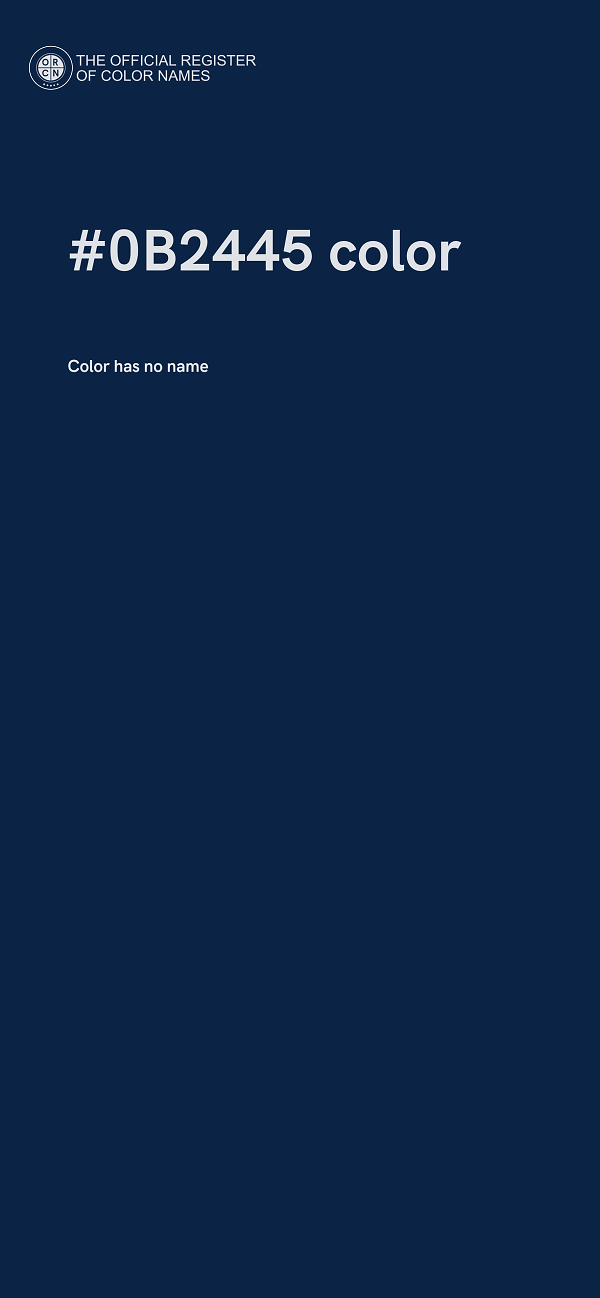 #0B2445 color image