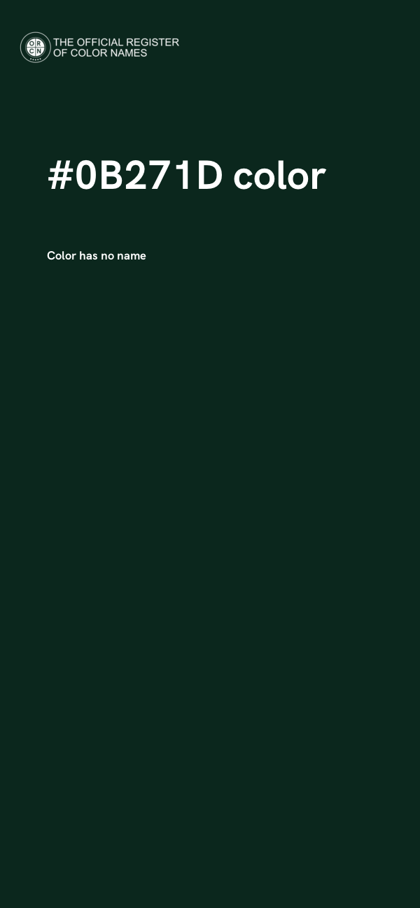 #0B271D color image