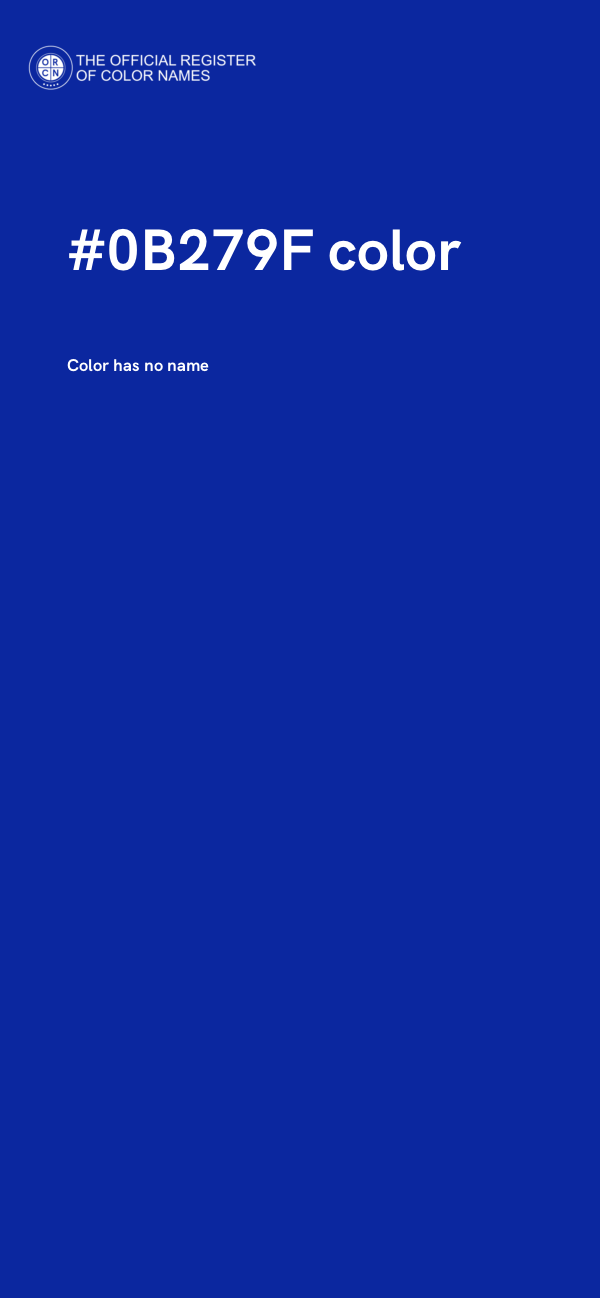 #0B279F color image