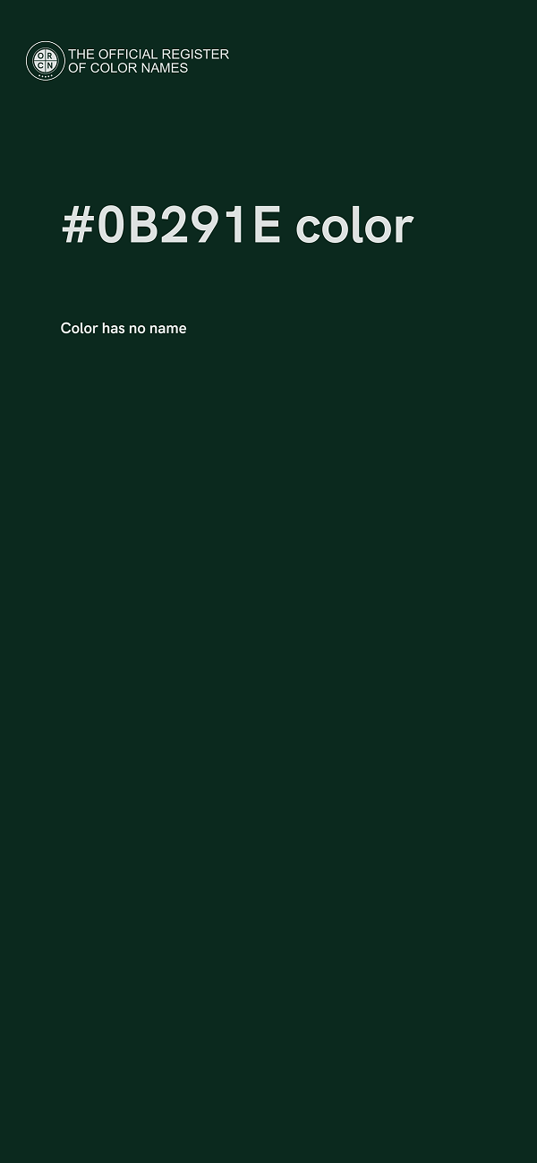 #0B291E color image