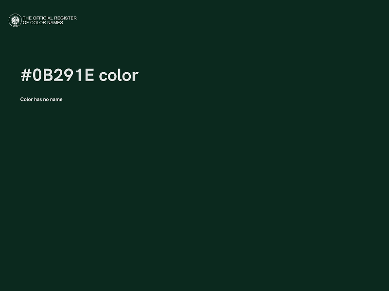 #0B291E color image