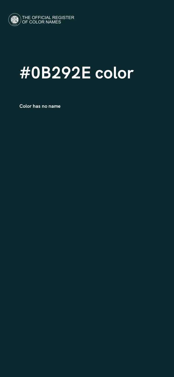 #0B292E color image