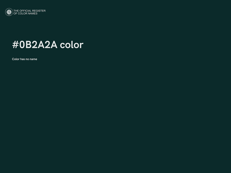 #0B2A2A color image