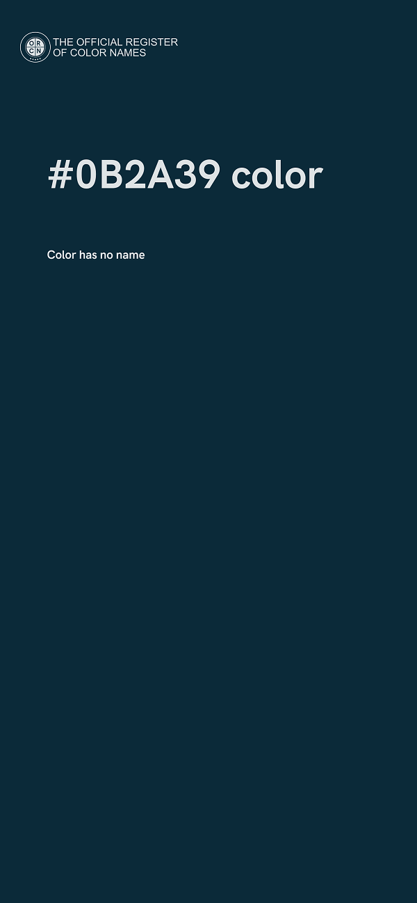 #0B2A39 color image