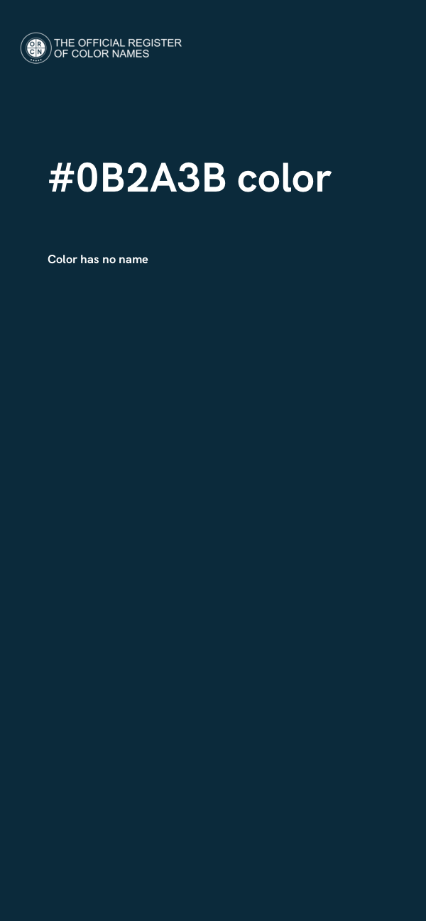 #0B2A3B color image