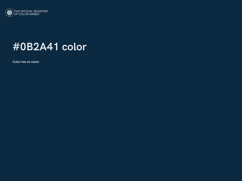 #0B2A41 color image