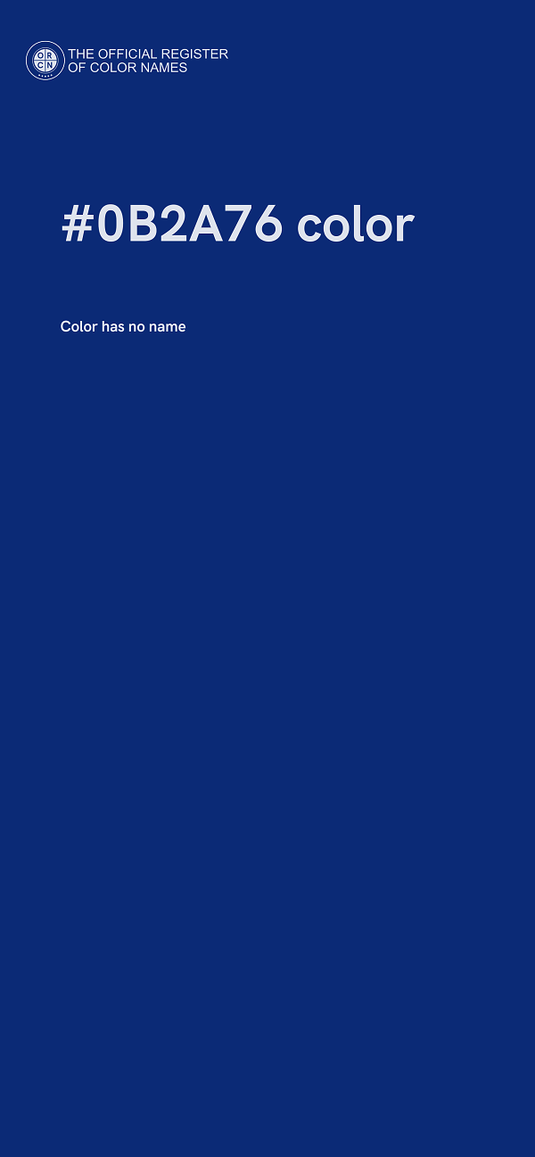 #0B2A76 color image