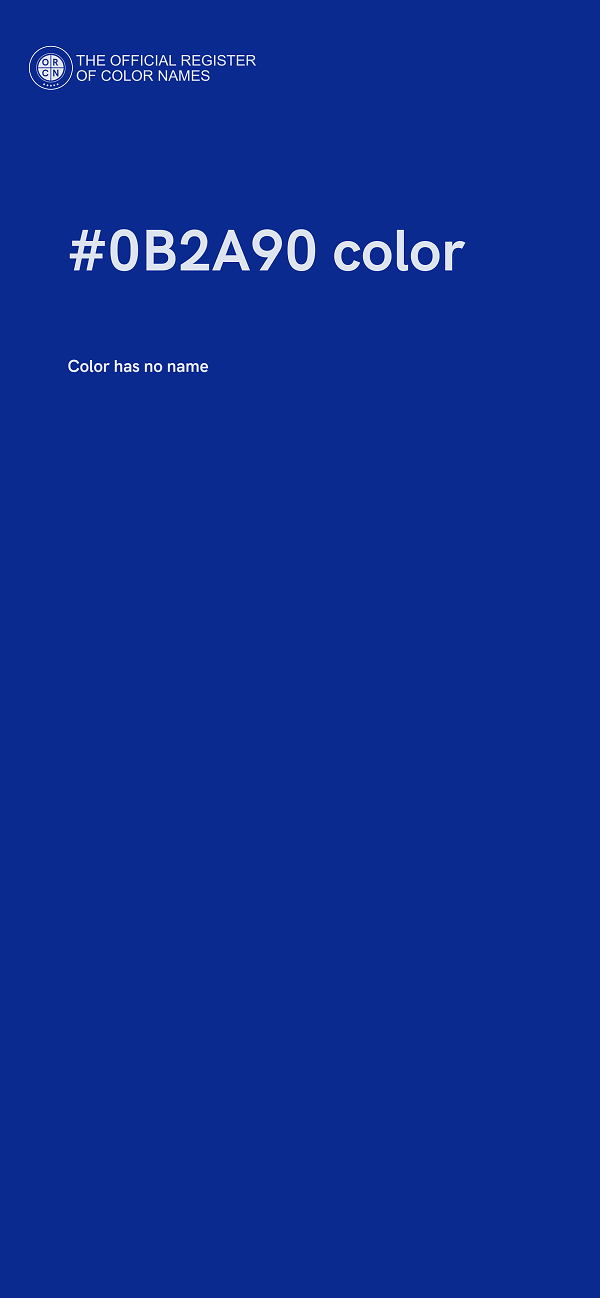 #0B2A90 color image