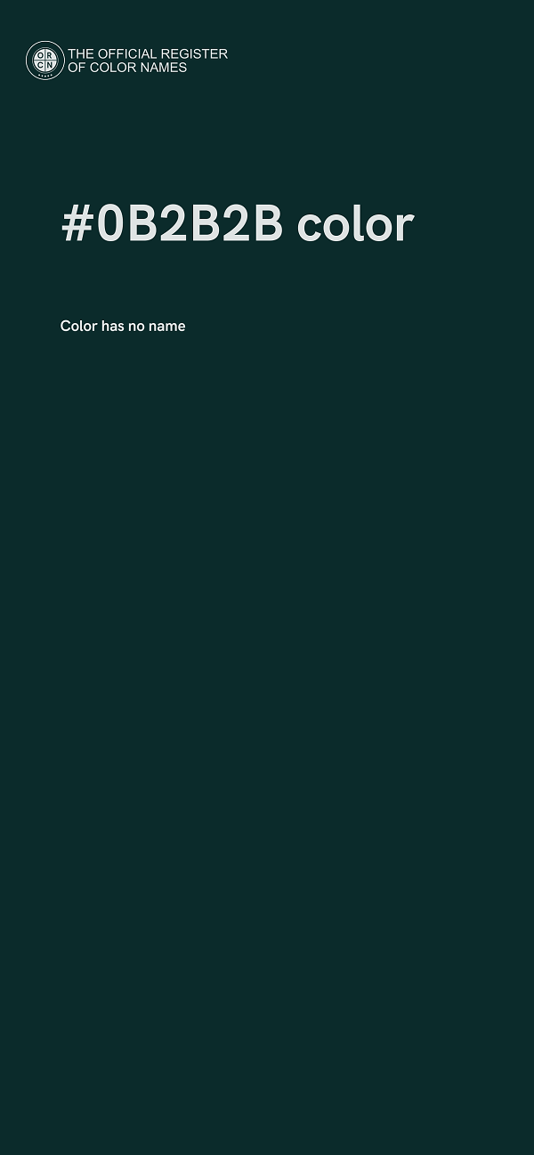 #0B2B2B color image
