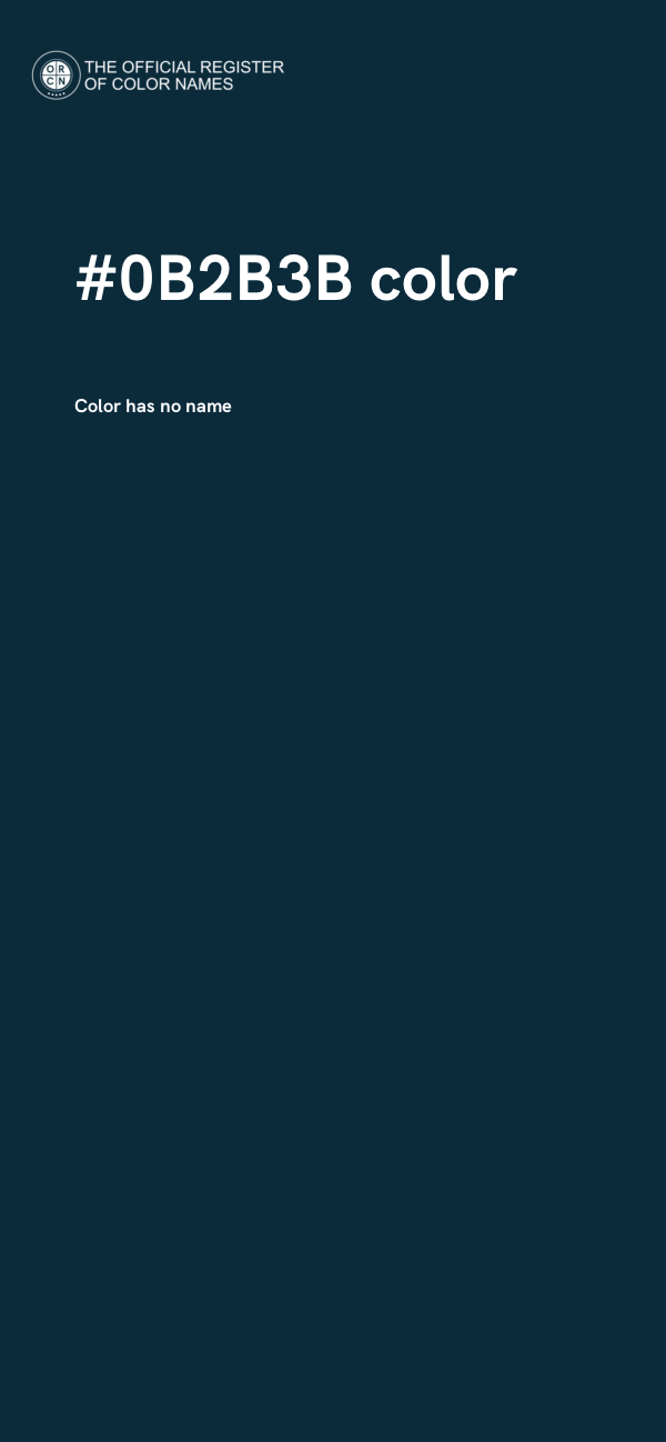 #0B2B3B color image