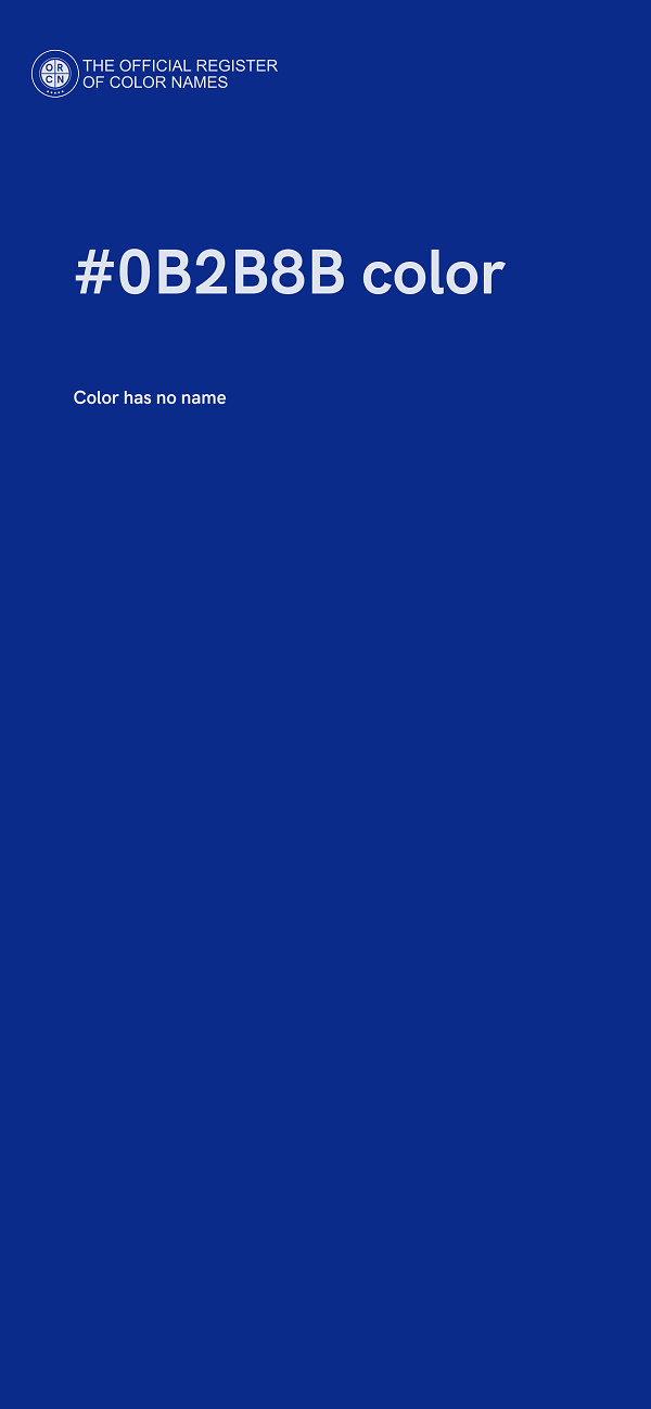 #0B2B8B color image