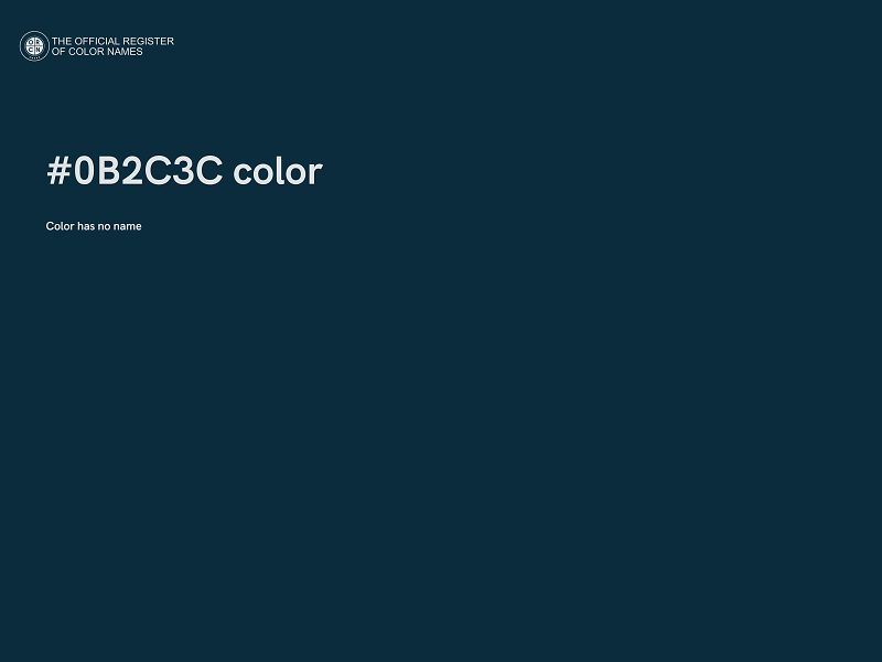 #0B2C3C color image