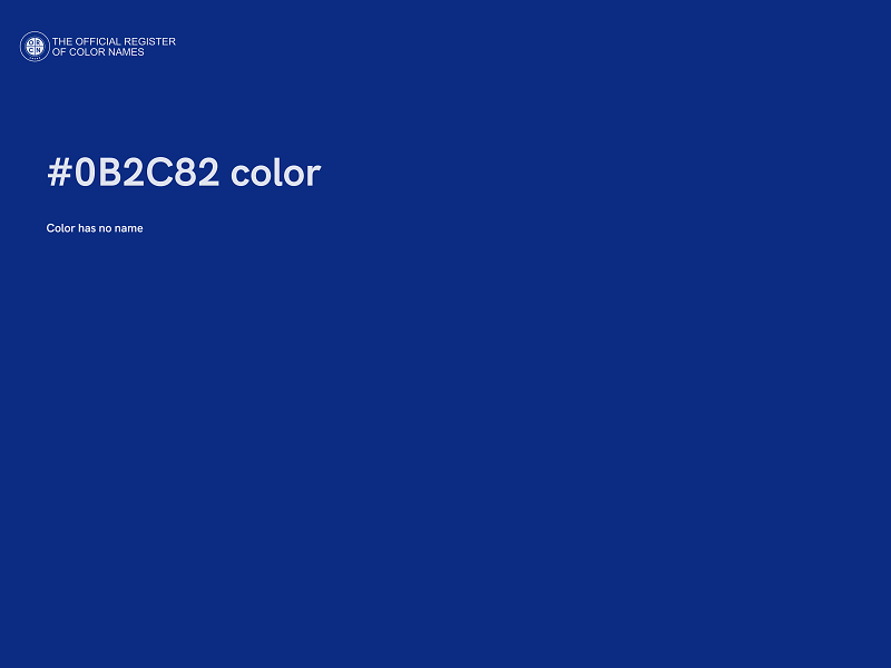 #0B2C82 color image