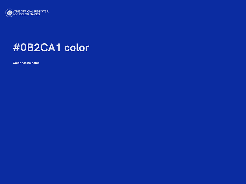 #0B2CA1 color image