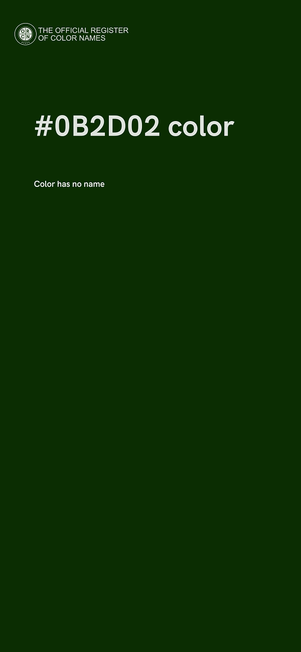 #0B2D02 color image