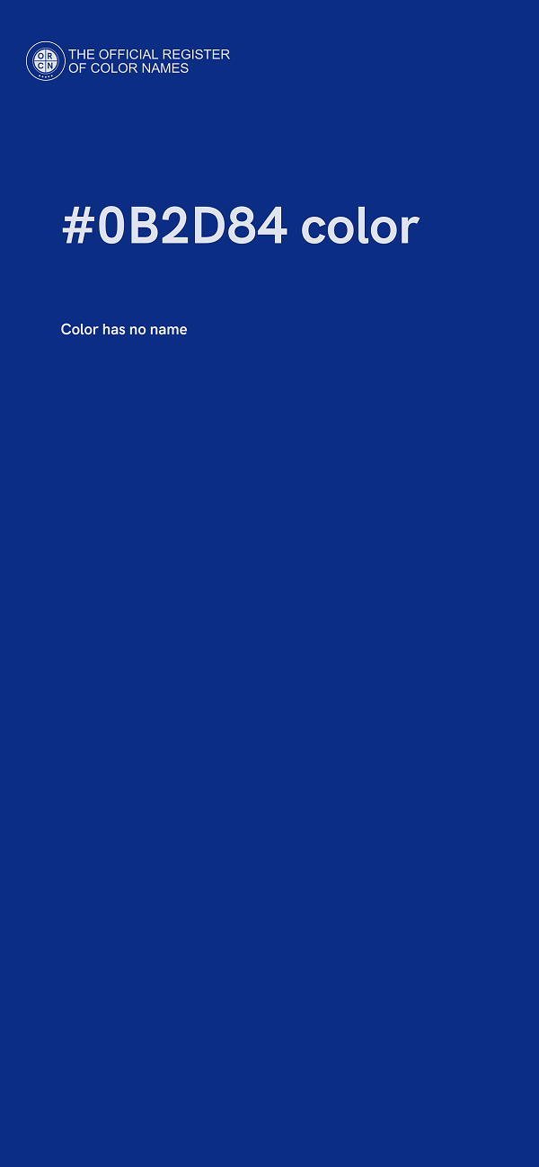 #0B2D84 color image