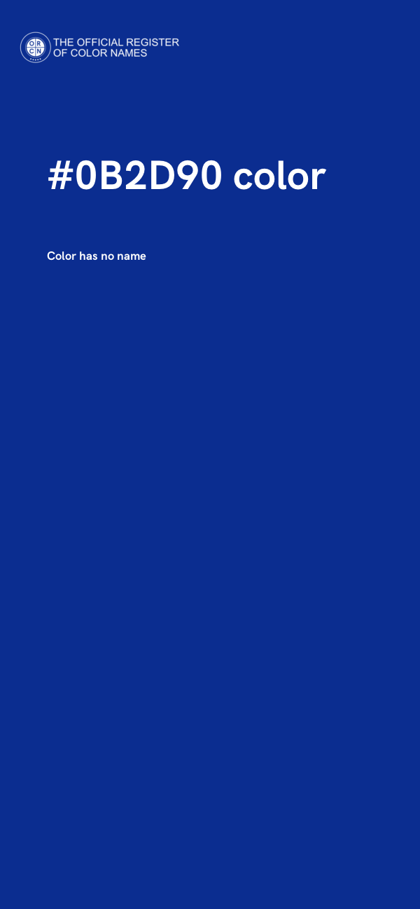 #0B2D90 color image