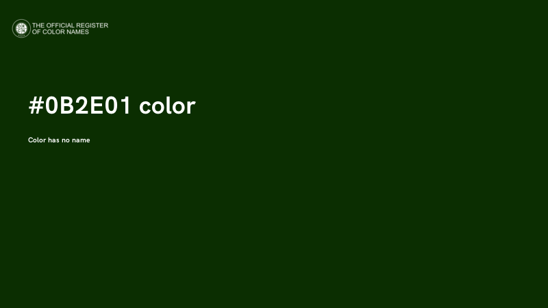#0B2E01 color image