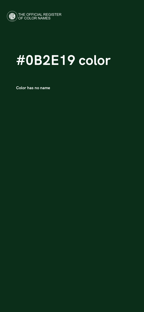#0B2E19 color image
