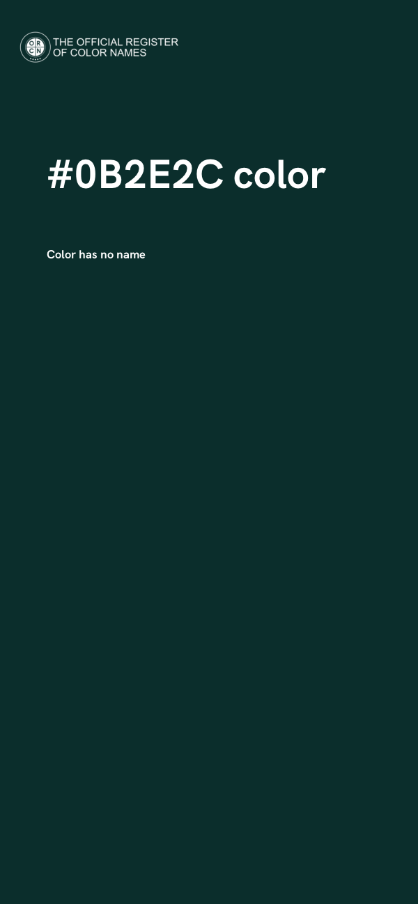 #0B2E2C color image