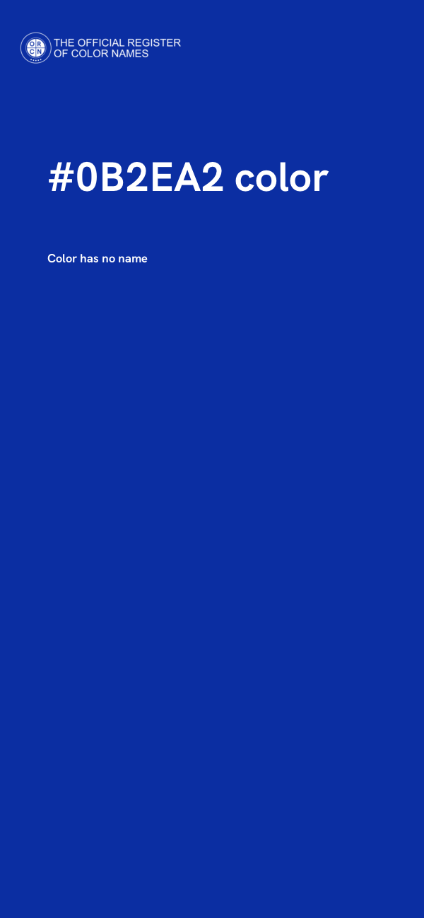 #0B2EA2 color image