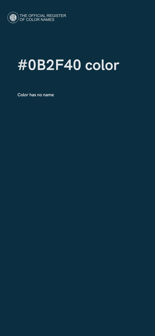 #0B2F40 color image