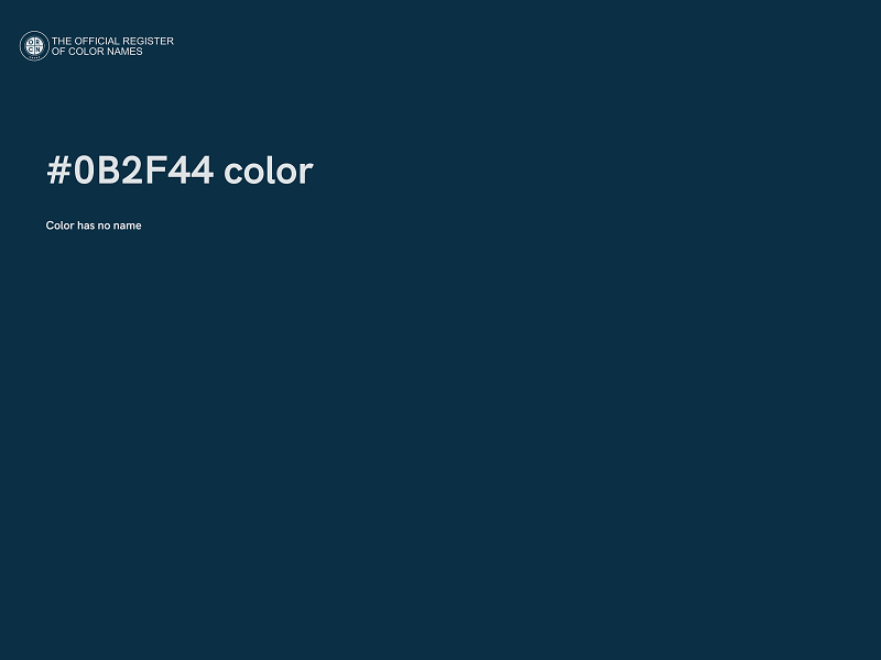 #0B2F44 color image