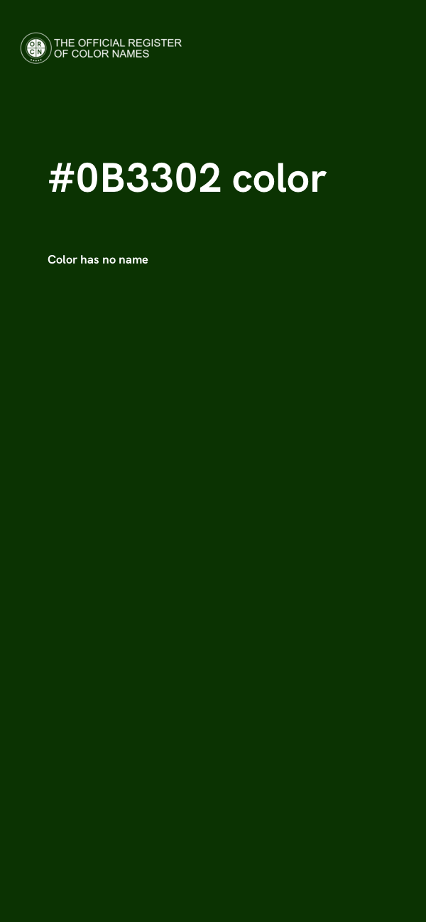 #0B3302 color image