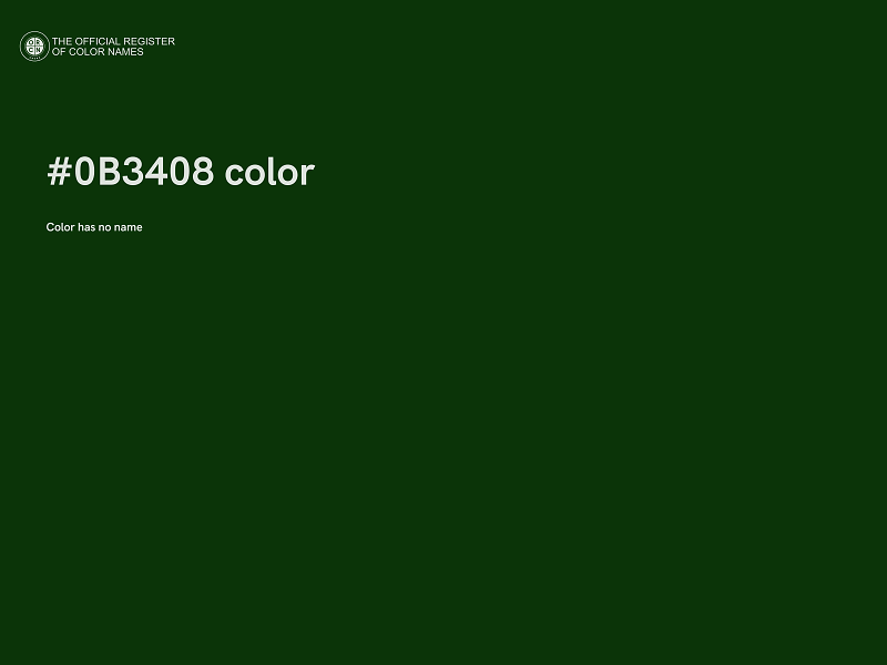 #0B3408 color image