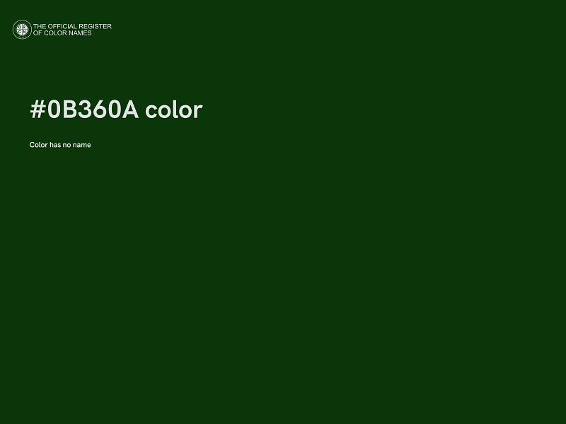 #0B360A color image