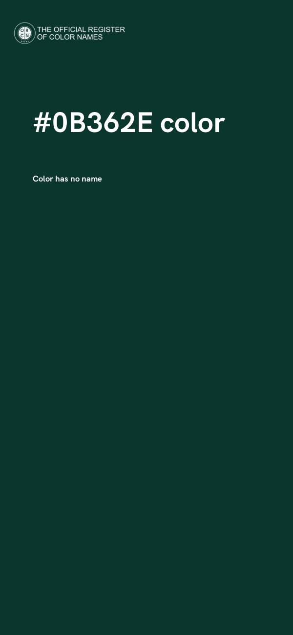 #0B362E color image
