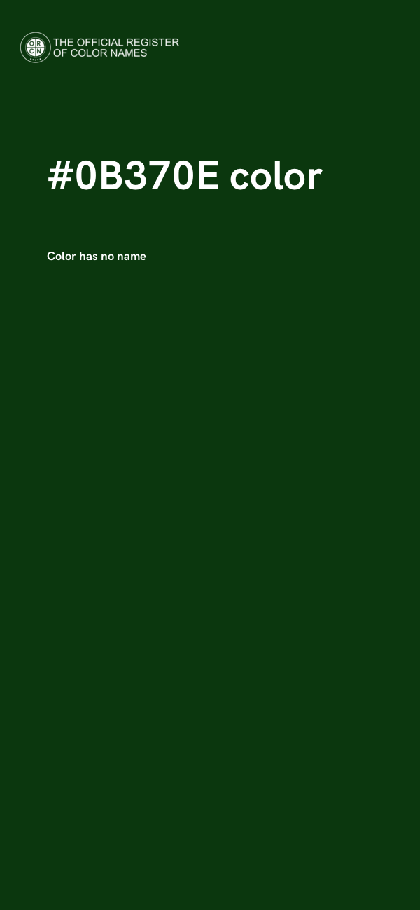 #0B370E color image