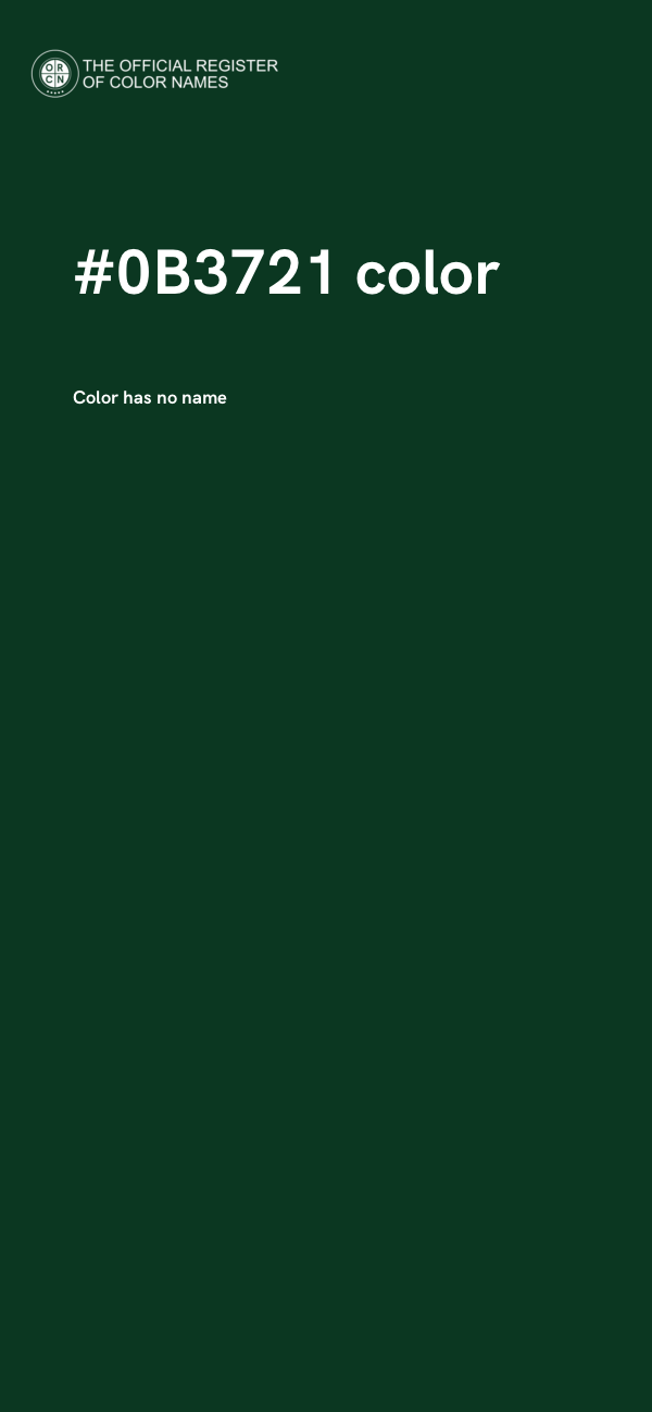 #0B3721 color image