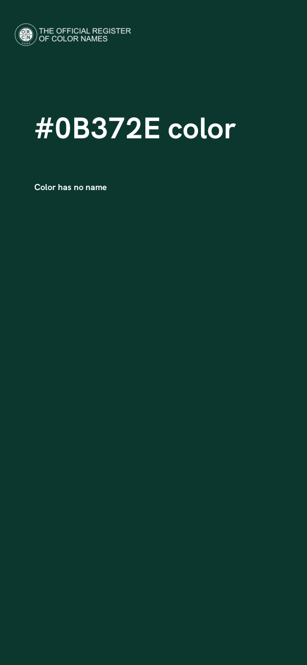 #0B372E color image