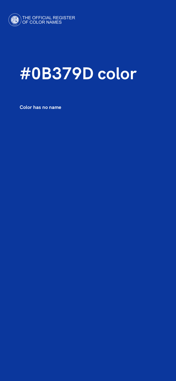 #0B379D color image