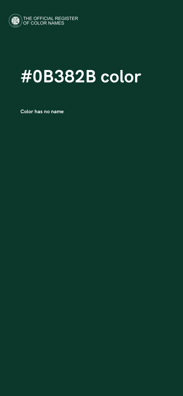 #0B382B color image