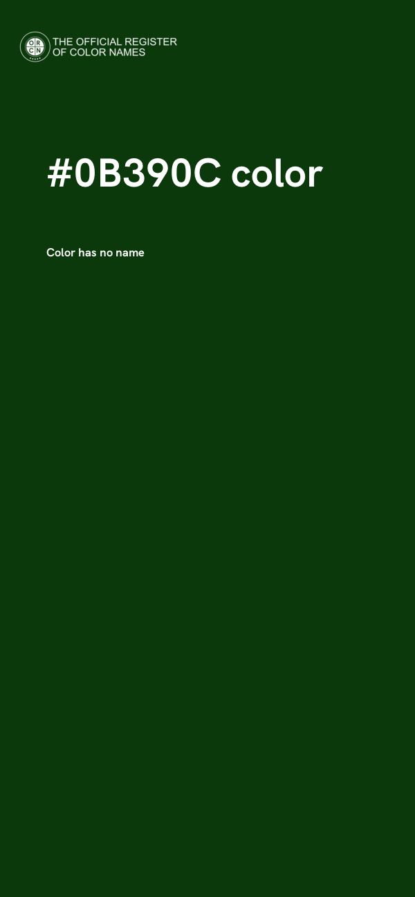 #0B390C color image