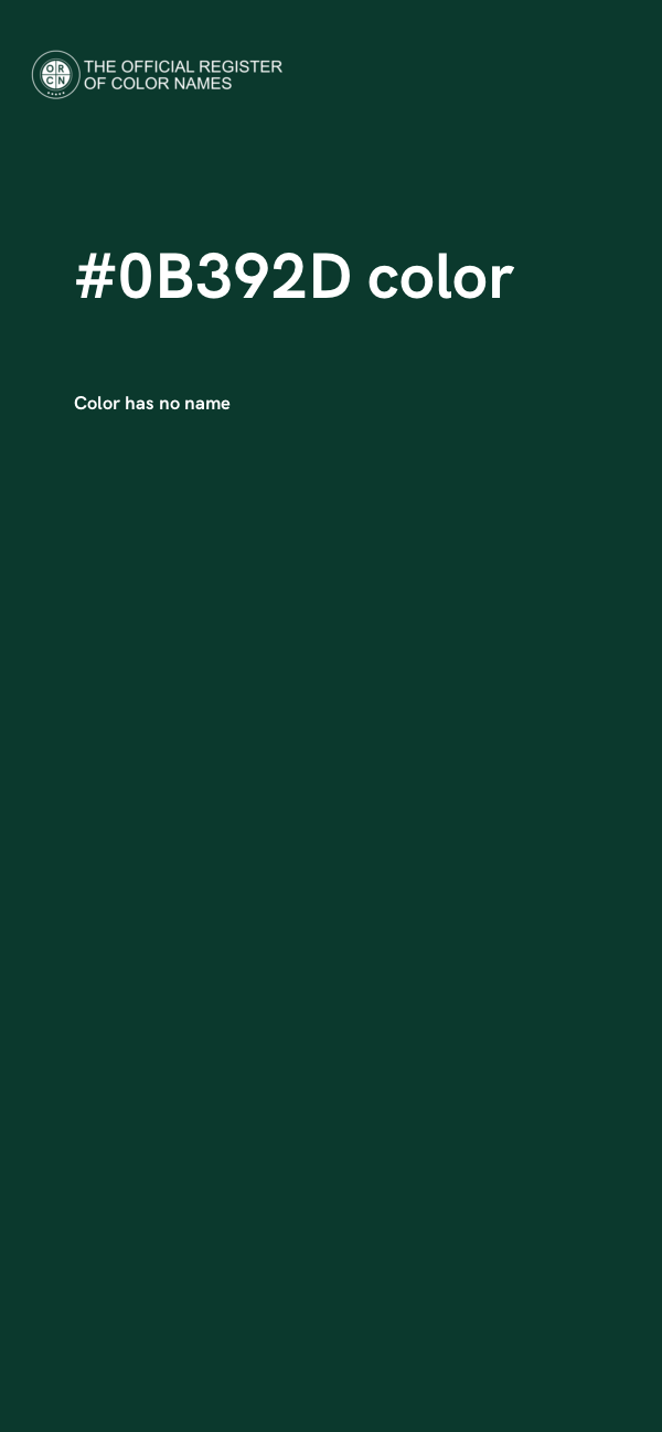 #0B392D color image