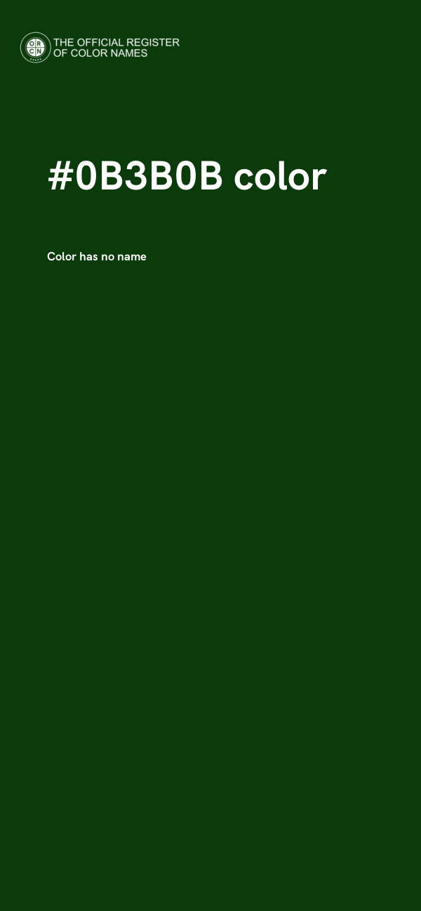 #0B3B0B color image